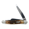 Case Knives | 00042 | Peach Seed Jig Amber Bone Medium Stockman