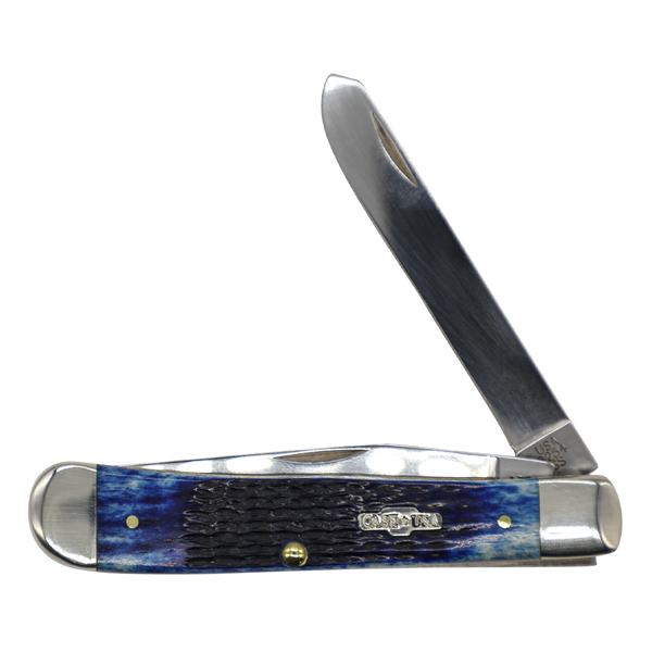 Case Knives | 02800 | Rogers Corn Cob Jig Blue Bone Trapper