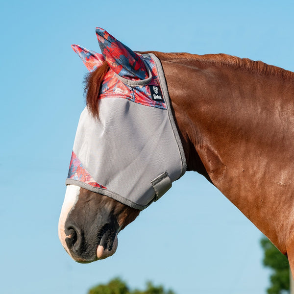 Cashel | Crusader Fly Mask | Standard with Ears | Patchwork