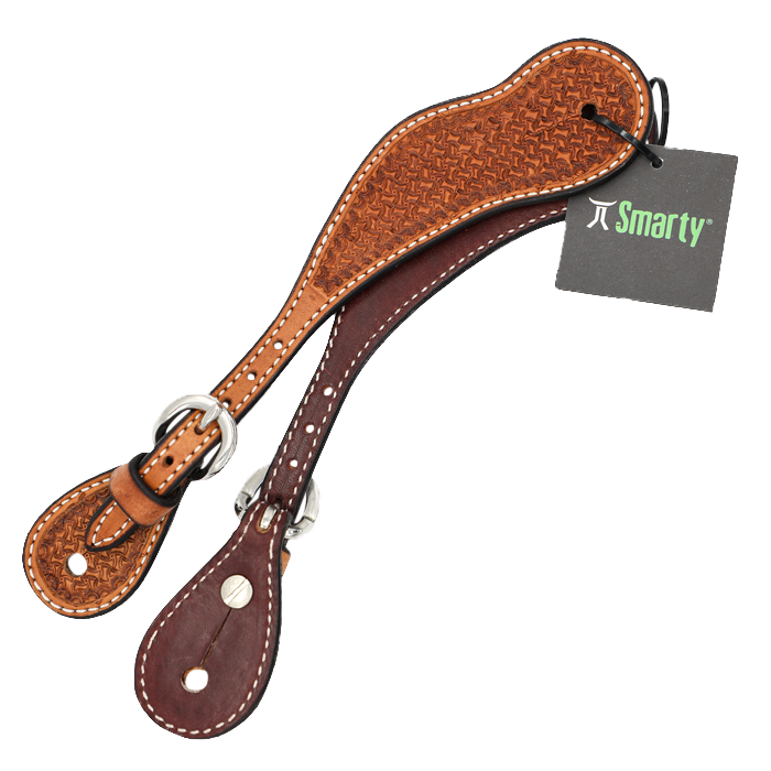 Wildfire Saddlery | Spur Straps Cowboy Youth Golden Spider Stamp