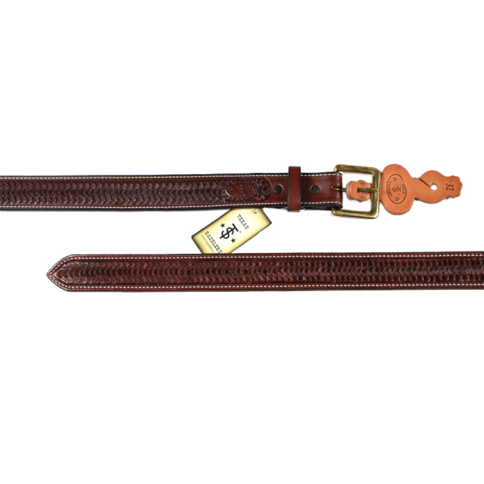 Texas Saddlery | Western Chocolate Swirl Belt