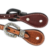 Wildfire Saddlery | Youth Spur Straps Cowboy Golden Spider Stamp with Custom Buckles