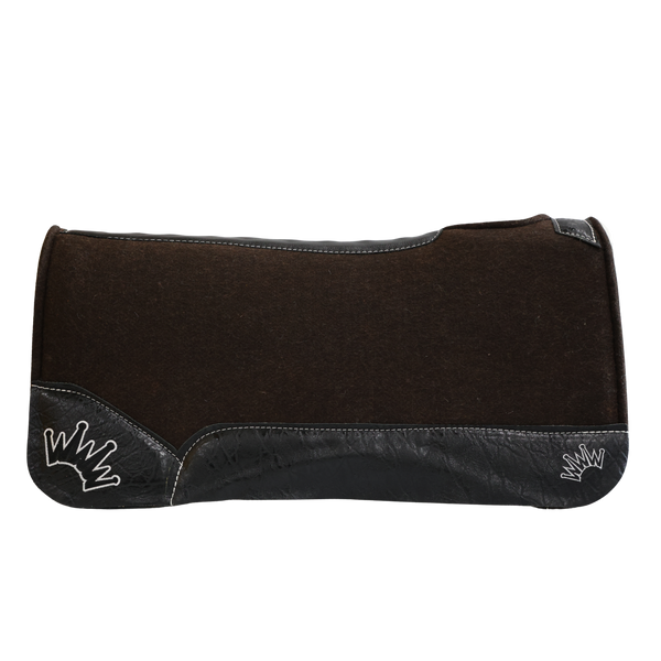 Best Ever Pads | Black Elephant with Black Crown | 3/4" OG Fleece | 32" x 32"