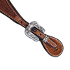 Wildfire Saddlery | Spur Straps Cowboy Mens Golden Spider Stamp with Custom Buckles
