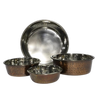 Leather Brothers | Antique Copper Hammered Dog Bowls