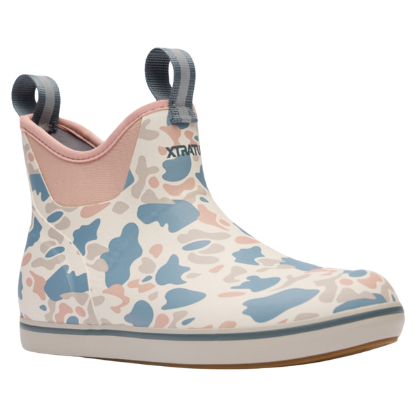 XtraTuf | Women's 6 in Ankle Deck Boot | Ivory Duck Camo