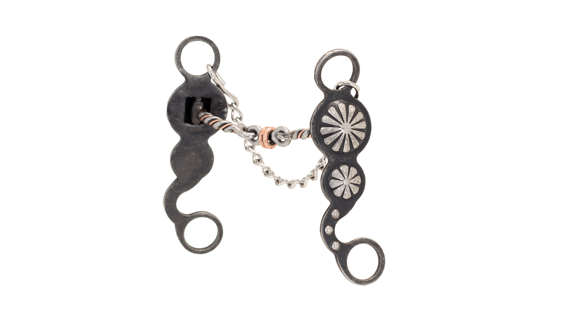 Cowboy Tack | Double Concho Dog Bone Twisted Wire Bit | Nellie Miller