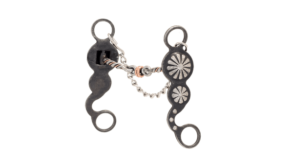 Cowboy Tack | Double Concho Dog Bone Twisted Wire Bit | Nellie Miller