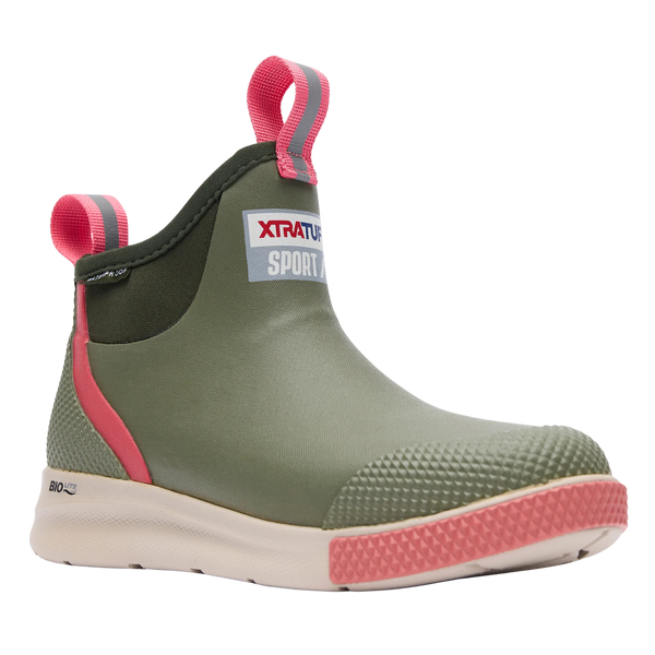 XtraTuf | Women's 6 in Ankle Deck Boot Sport | Olive