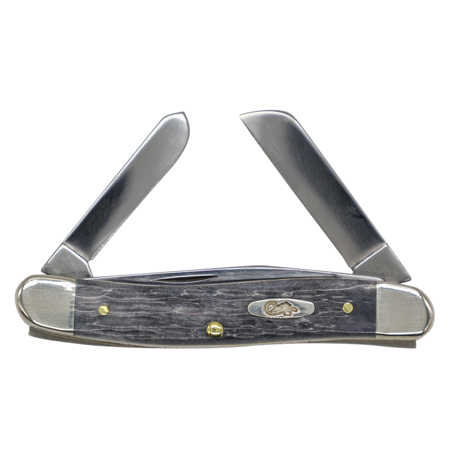 Case Knives | 58413 | Pocket Worn® Crandall Jig Gray Bone Medium Stockman