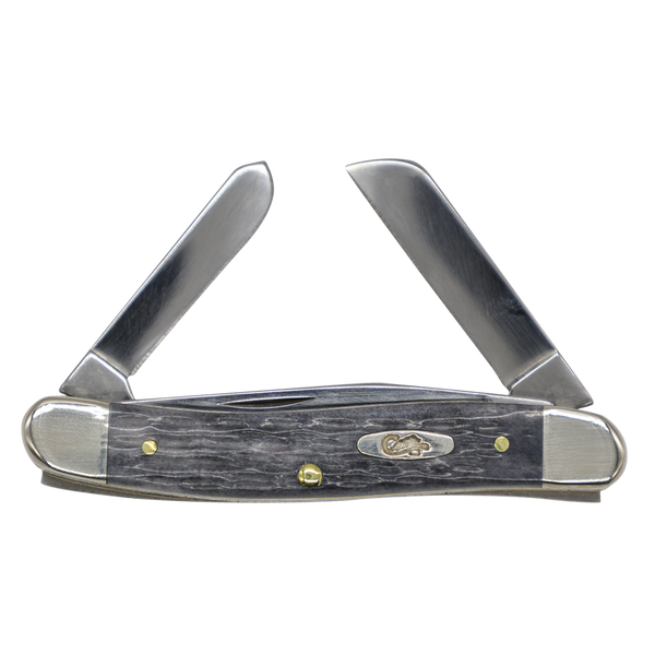 Case Knives | 58413 | Pocket Worn® Crandall Jig Gray Bone Medium Stockman
