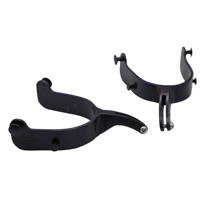 Barstow 26° Turned Down and Twisted Bull Spurs