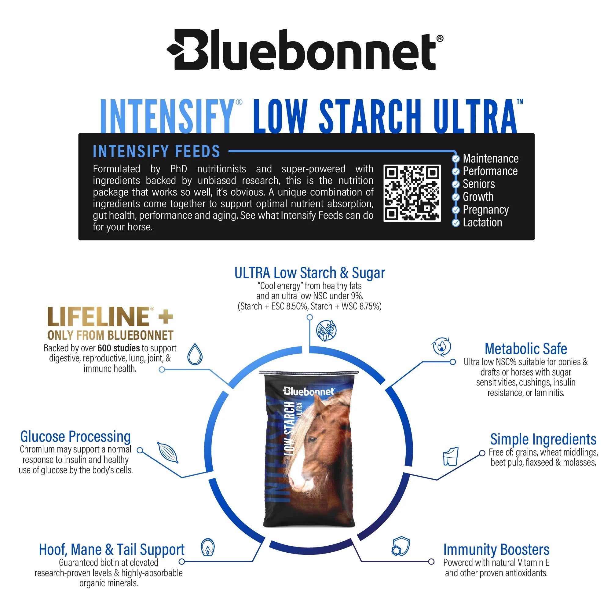 Bluebonnet Feeds | Intensify Low Starch Ultra