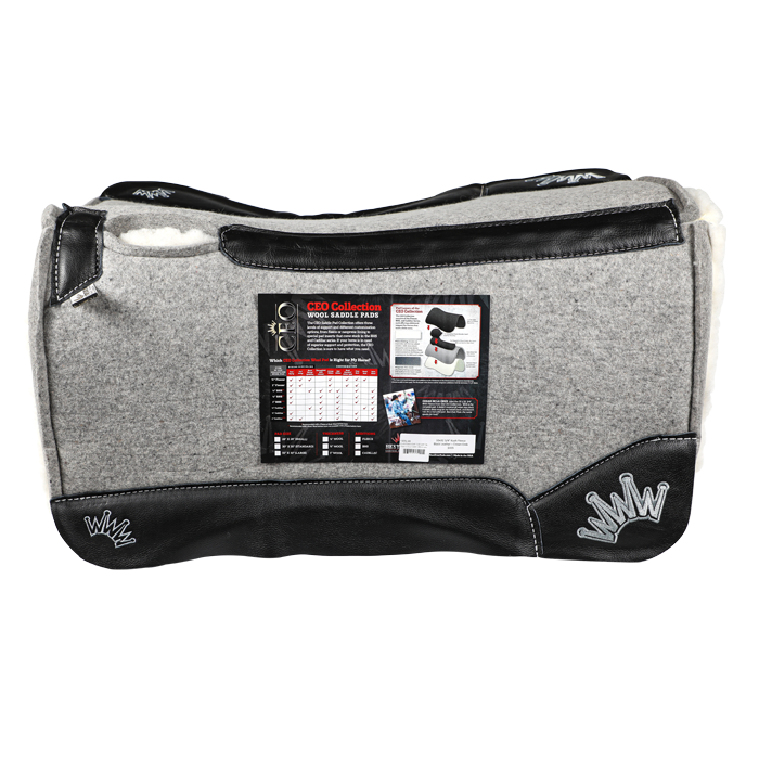 Best Ever Pads | Black with Silver Crown | Kush Fleece 3/4