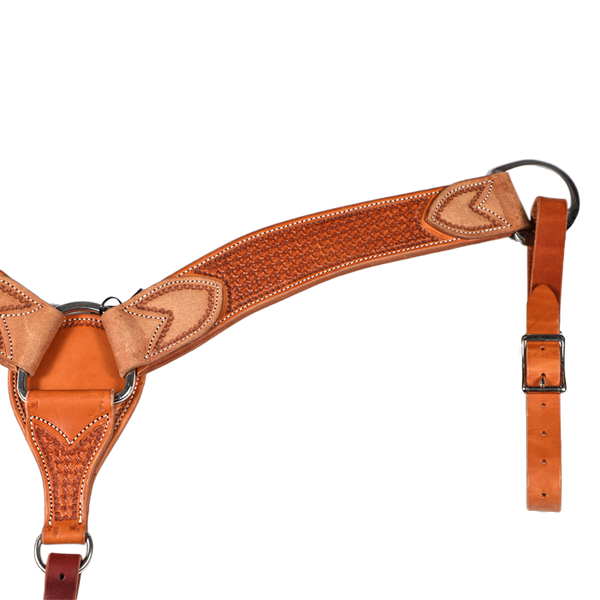 Wildfire Saddlery | 1" Headstall Slip Ear Chocolate Harness with Cowboy Knots & Custom Buckles