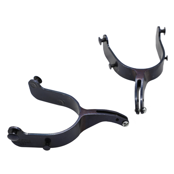Barstow 26° Turned Down and Twisted Bull Spurs