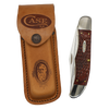 Case Knives | 00189 | Rosewood Standard Jig Folding Hunter with Leather Sheath