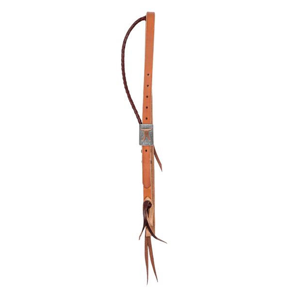 Wildfire Saddlery | 3/4" Headstall Braided Ear Harness with Cowboy Knots and Custom Buckles