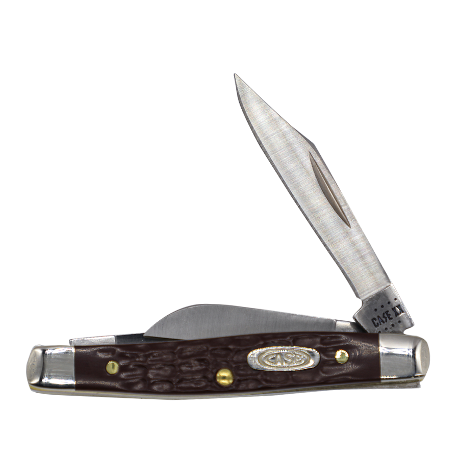 Case Knives | Brown Synthetic Small Stockman | 00081