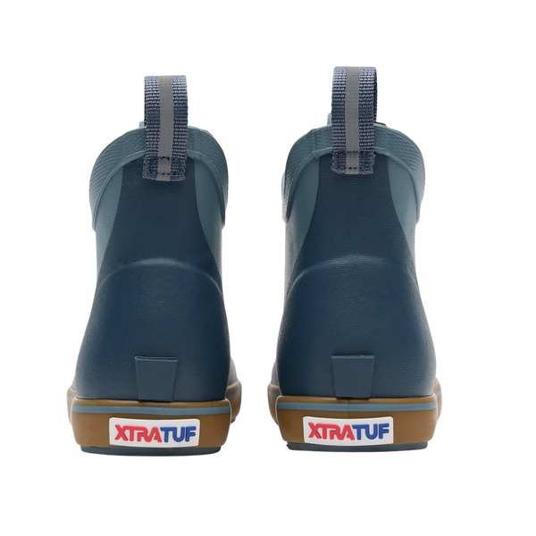 XtraTuf | Big Kids Ankle Deck Boot | Stormy Blue