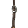 Wildfire Saddlery | 5/8" Headstall Oval Ear Chocolate Harness with Cowboy Knots & Custom Buckles