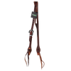 Wildfire Saddlery | 5/8" Headstall Oval Ear Chocolate Harness with Cowboy Knots