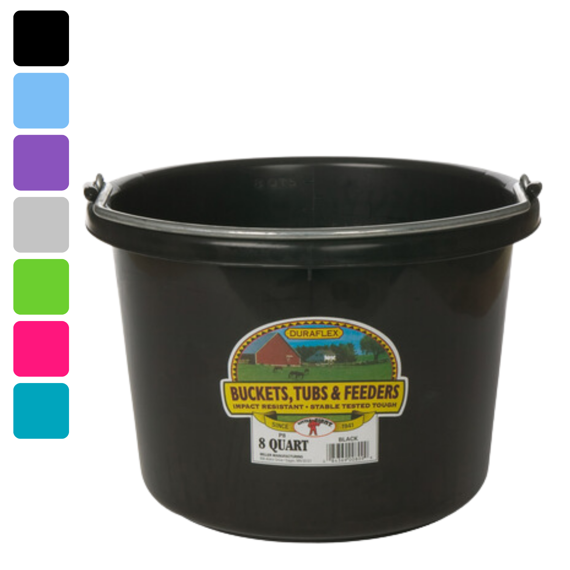Duraflex | 8 Quart Plastic Pail