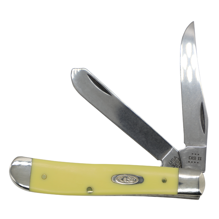 Case Knives | 00029 | Yellow Synthetic CS Mini Trapper