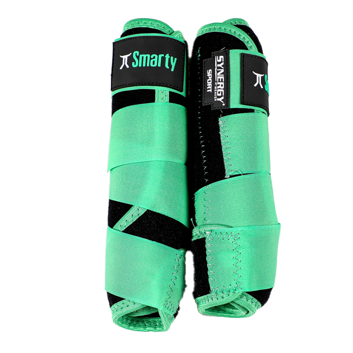 Synergy® Front Sport Boots | Green & Black