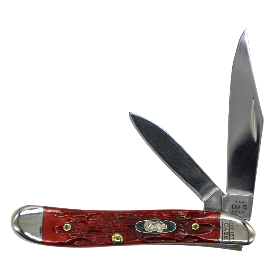 Case Knives | 00781 | Pocket Worn® Corn Cob Jig Old Red Bone Peanut