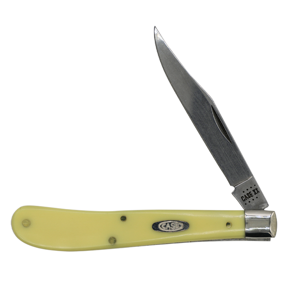Case Knives | 00031 | Yellow Synthetic CS Slimline Trapper