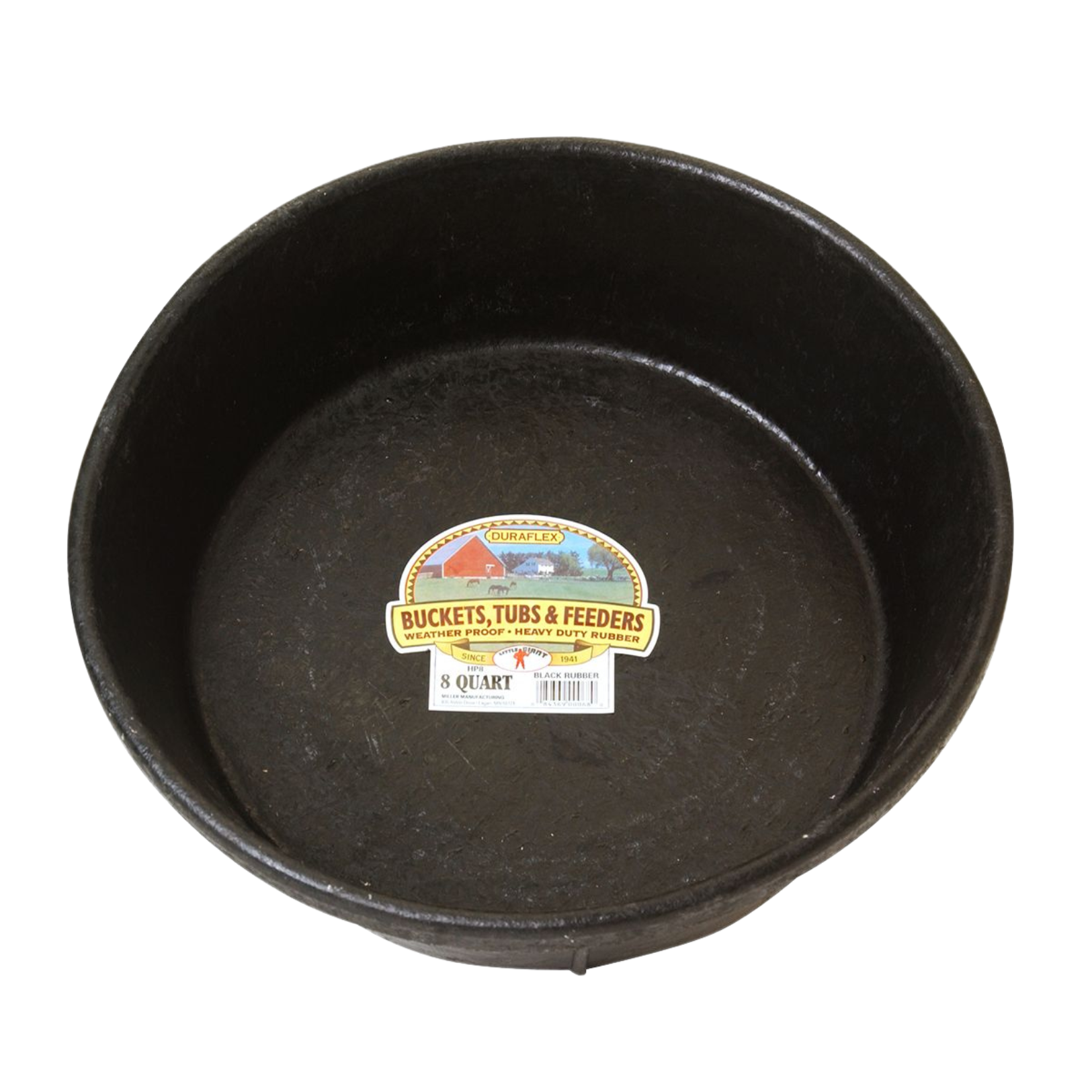 Duraflex | 8 Quart Rubber Feed Pan