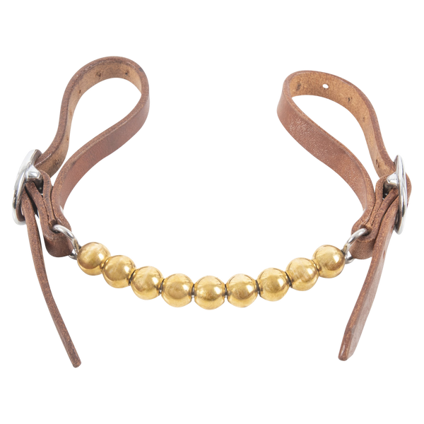 Martin Saddlery | Brass Ball Curb Strap