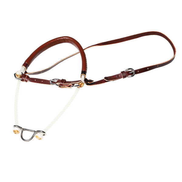 Martin Saddlery | Double Rope Noseband w/Laced Harness Cover & Cavesson