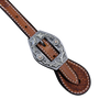 Wildfire Saddlery | Spur Straps 5/8" Golden Spider Stamp with Custom Buckles