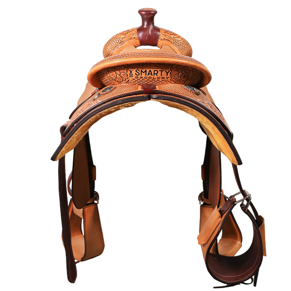 Smarty Saddlery | Calf Roper | 1/2 Tooled