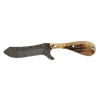 Rusted Nail Knives | Ram Horn | Ram Horn Damascus Bullcutter Knife