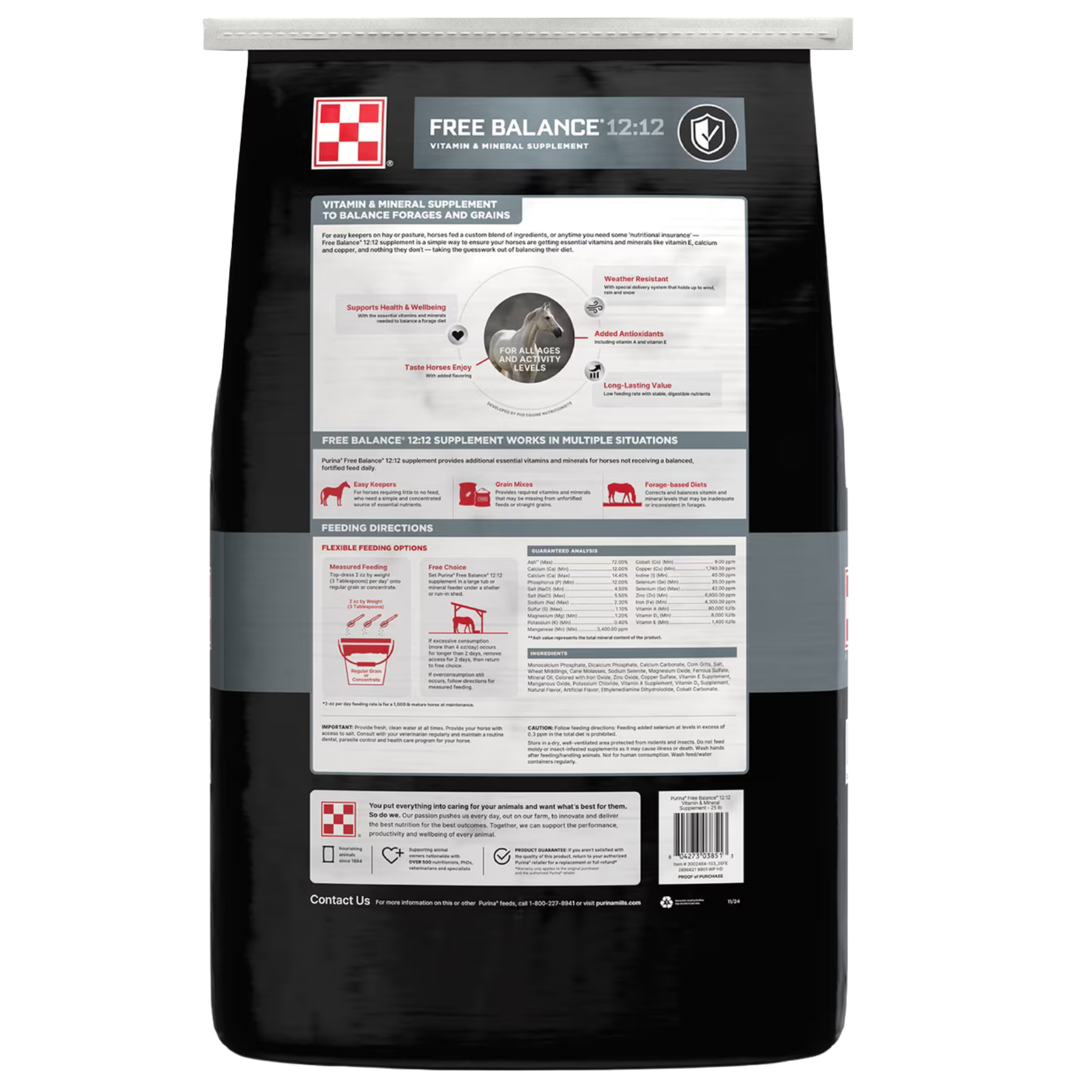 Purina | Free Balance 12:12 Vitamin & Mineral Supplement | 25 lb