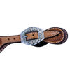 Wildfire Saddlery | Spur Straps Mens Buckaroo Golden Spider Stamp with Custom Buckles