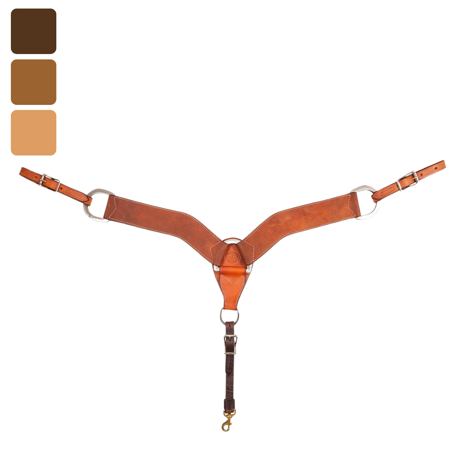 Martin Saddlery | Rough Out Breast Collar | 2.75in