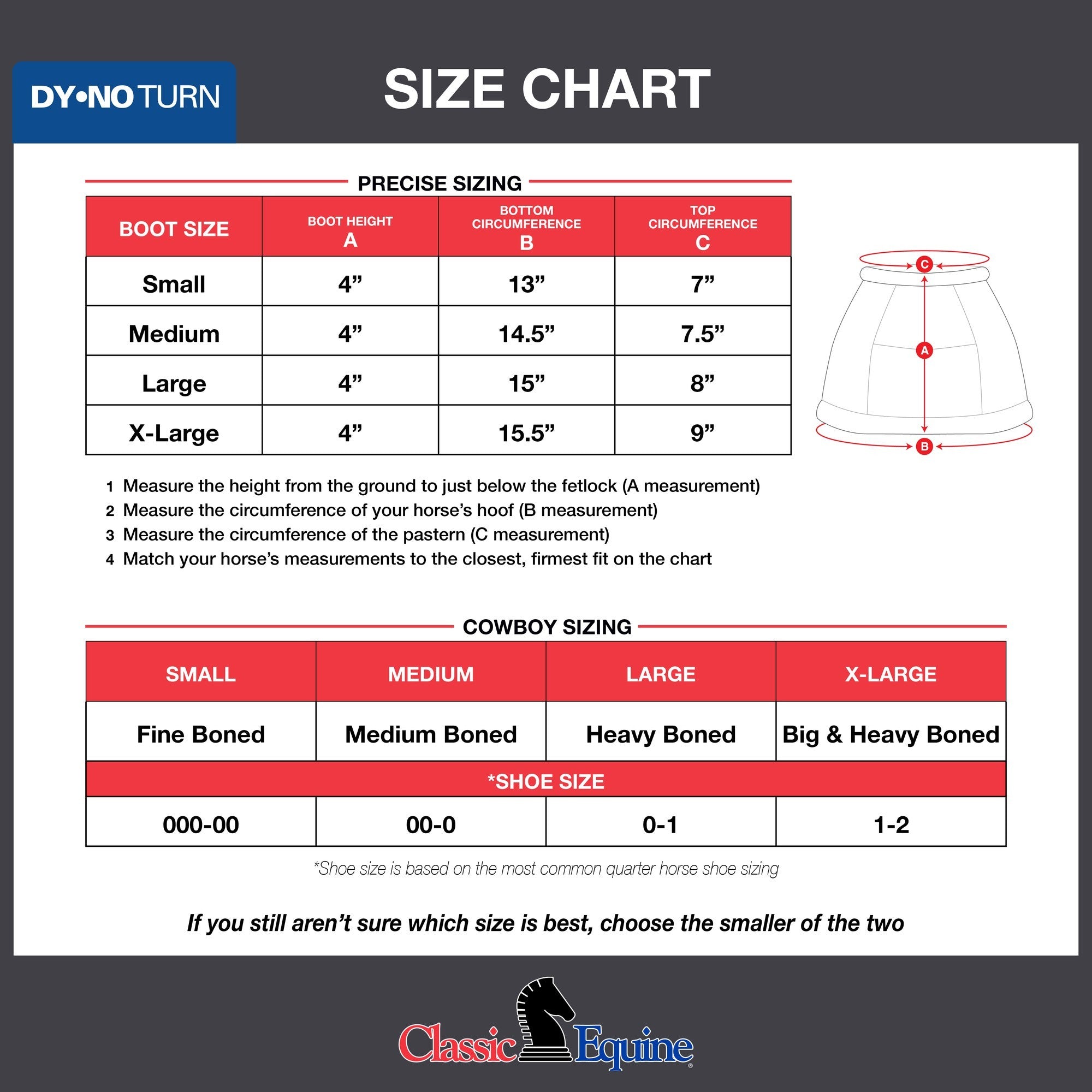 Classic Equine | DyNo Turn Bell Boots