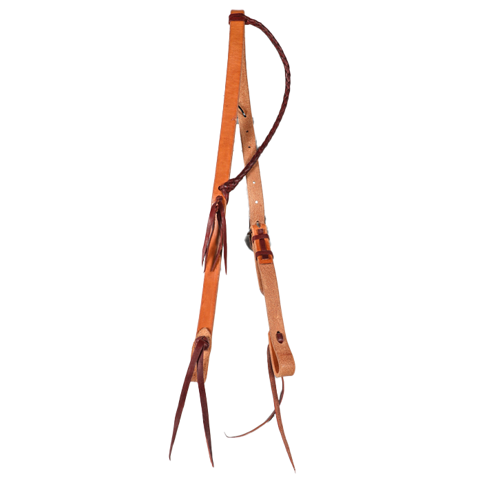 Wildfire Saddlery | 3-1/2 Tripping Breast Collar Rosewood Roughout Rope Border