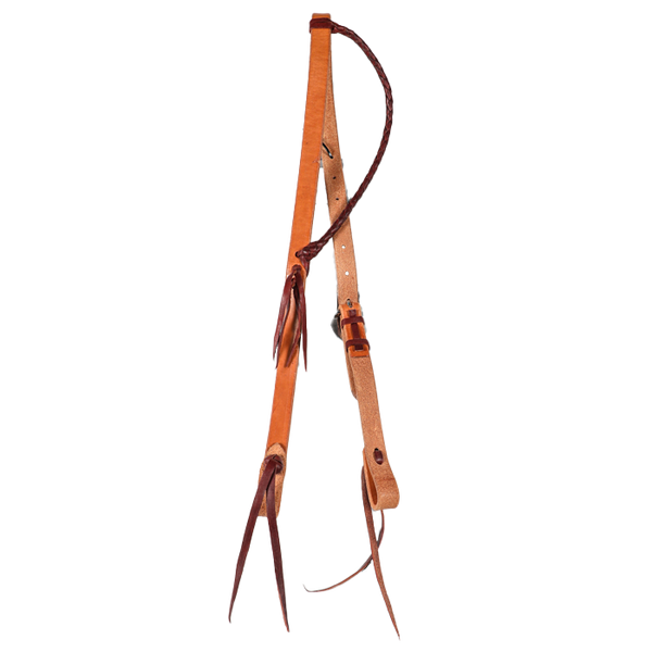 Wildfire Saddlery | 3-1/2 Tripping Breast Collar Rosewood Roughout Rope Border
