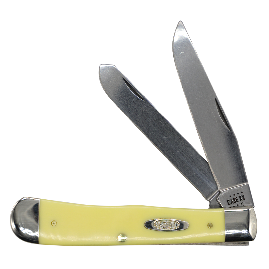 Case Knives | 00161 | Yellow Synthetic CS Trapper