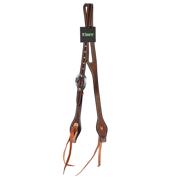 Wildfire Saddlery | 3/4" Headstall Split Ear Chocolate Harness