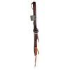 Wildfire Saddlery | Headstall Single Ear 5/8" Rosewood Spider Stamp