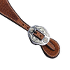 Wildfire Saddlery | Spur Straps Cowboy Mens Golden Spider Stamp with Custom Buckles