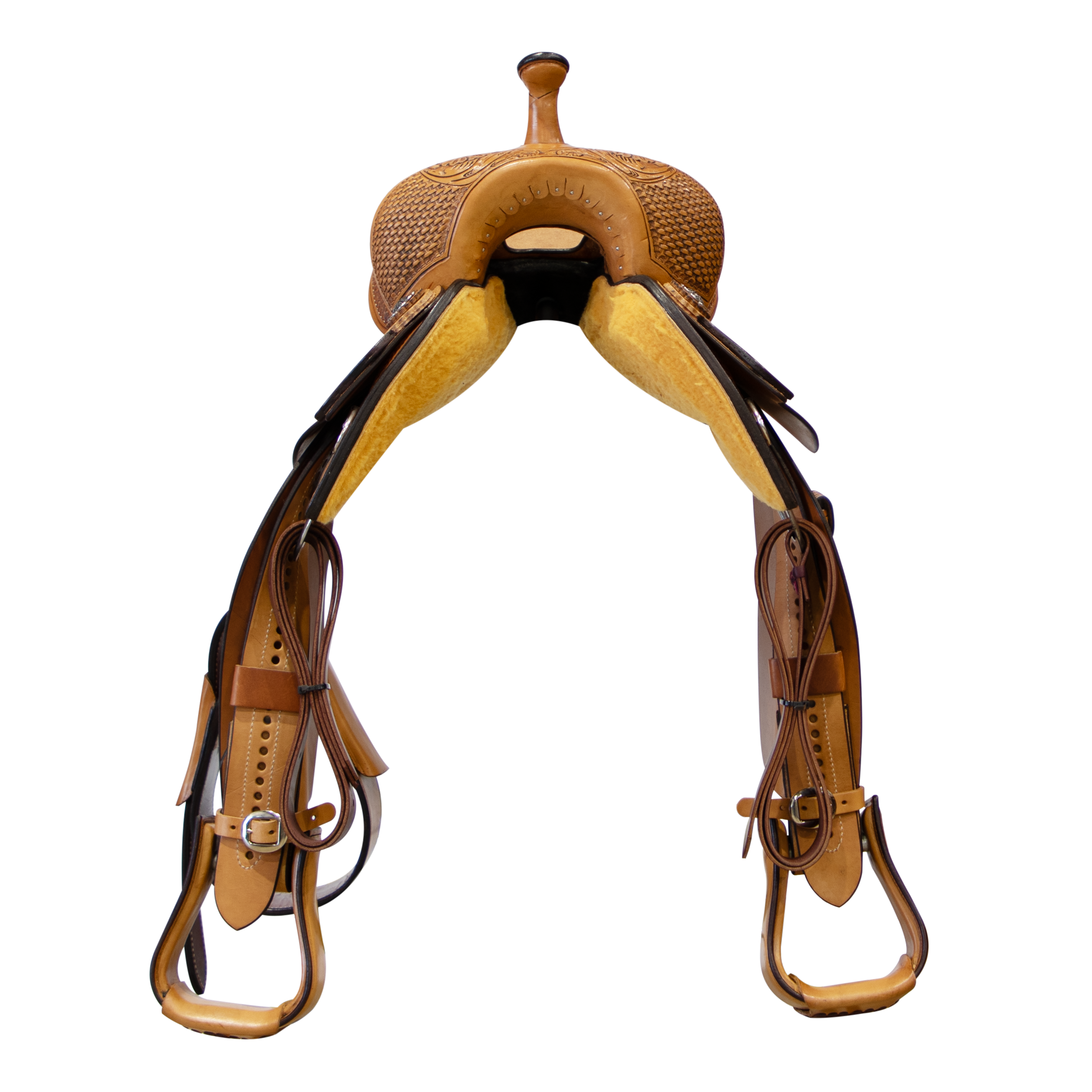 Smarty Saddlery | Barrel Saddle | 1/2 Tooled