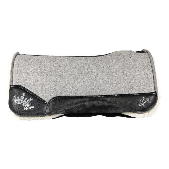 Best Ever Pads | Black with Silver Crown | Kush Fleece 3/4