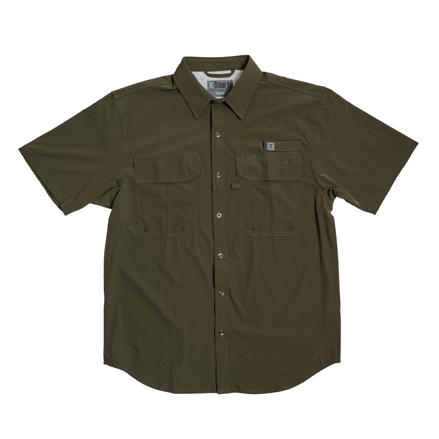 Smarty Rodeo | Cool Wear Button Up | Men's Short Sleeve